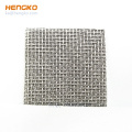 Durable custom 0.2-100 microns sintered stainless steel mesh filter plate for filter press equipment